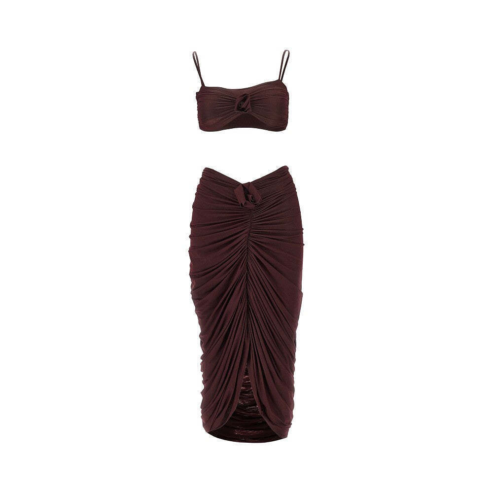 Maygel Coronel Medusa Stretch Lycra Co-Ord Set